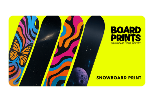 Snowboard Print Gift Card